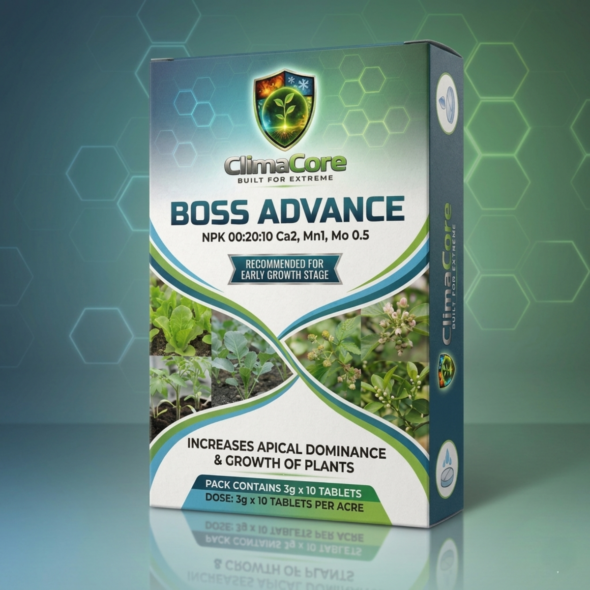 Boss Advance | NPK 00-20-10 Ca2 Mn1 Mo 0.5 | Secondary nutrient | All Crops