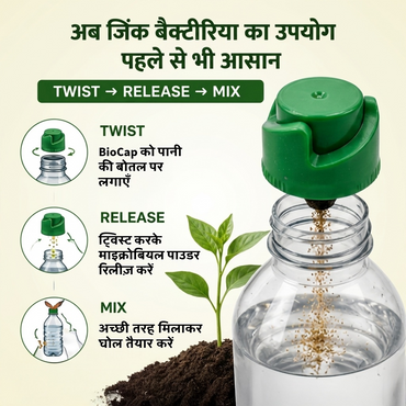 BIOCAP NPK CONSORTIA | NPK Mobilizing Biofertilizer | 100 Billion CFU/Acre | Smart Capsule Technology