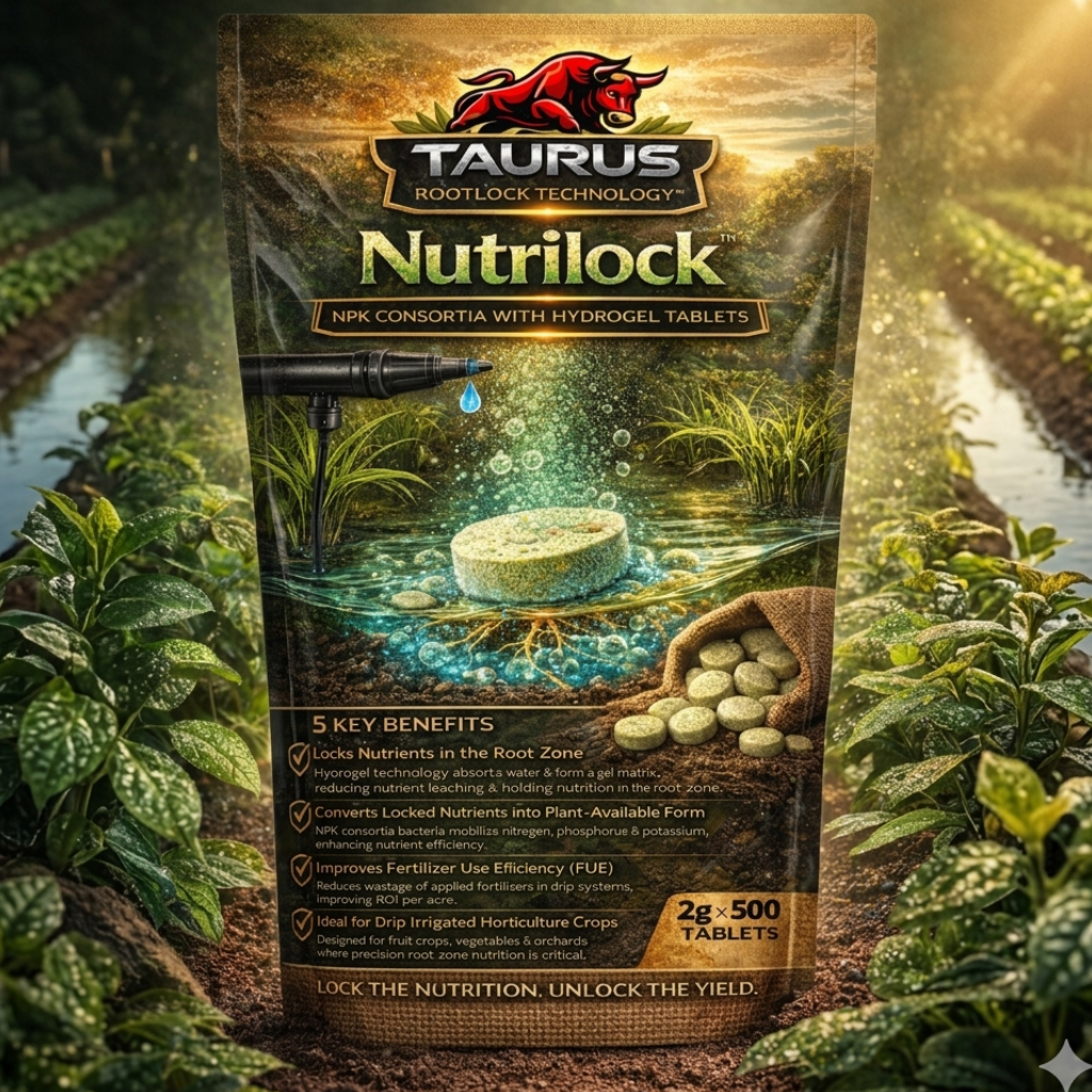 Nutrilock Patented NPK Consortia with Hydrogel Tablets