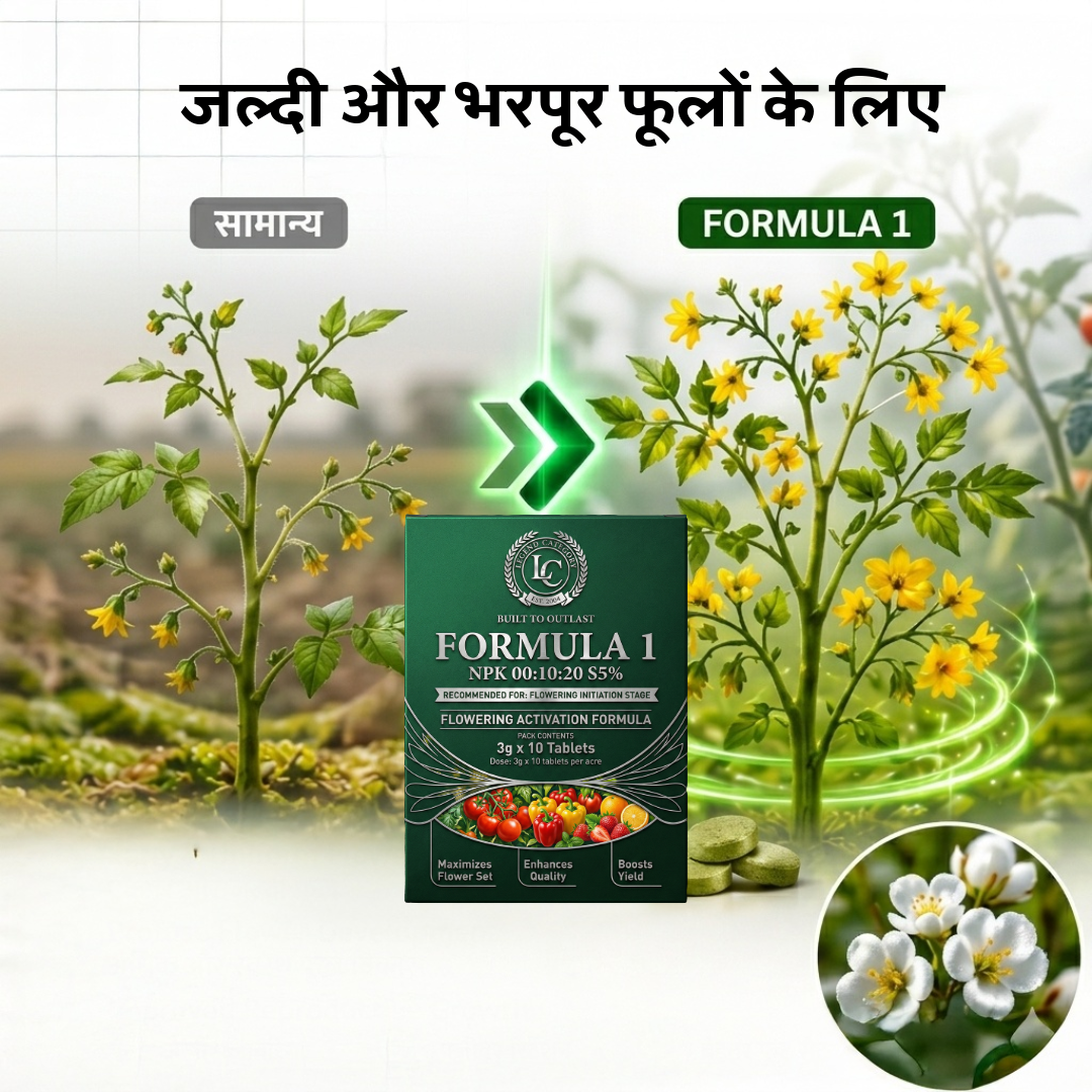 Formula 1 Patented Flowering Stimulant Tablets