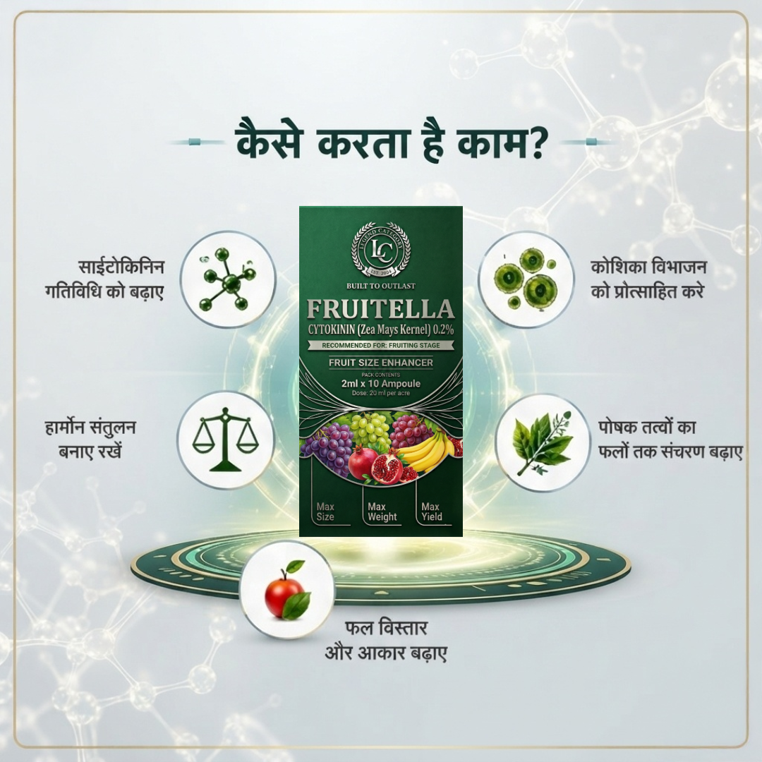 Fruitella | Cytokinin (Zea mays kernel) 0.2% | Biostimulant | Grapes, Watermelon, Pomegranate
