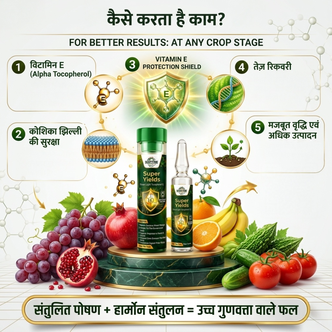 Super Yields Patented Vitamin E Stress Protection Activator