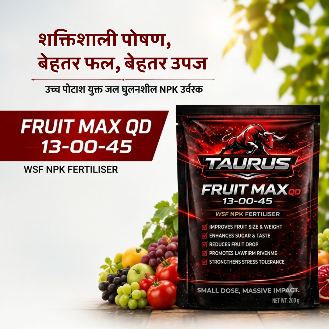 FRUIT MAX QD 13-00-45 | High Potassium Water-Soluble NPK Fertilizer | Fruit Development & Ripening