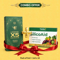 X5 Advance + SilicOaid Combo | Plant Growth Activator & Silicon-Based Super Spreader | Stress Recovery, Yield & Spray Efficiency | All Crops (Copy)
