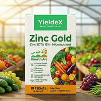 ZINC GOLD Patented Zinc EDTA 12% Effervescent Tablet